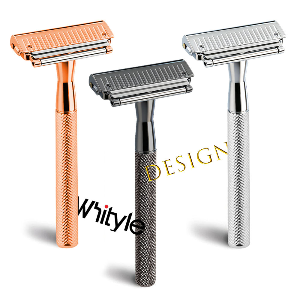Safety Razor Handle - ホワイトル 22T 第二世代 セーフティーレイザー アドバンスド ダブルシェービングシステム