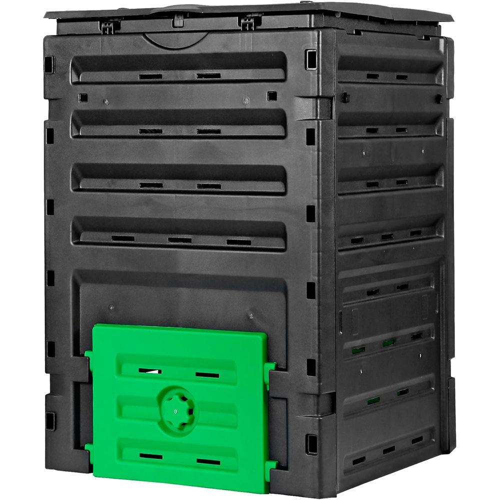 Compost Bin - 120ガロンガーデンコンポストビン - 簡単組み立て、肥沃な土壌を作るための通気性のある屋外用ボックス