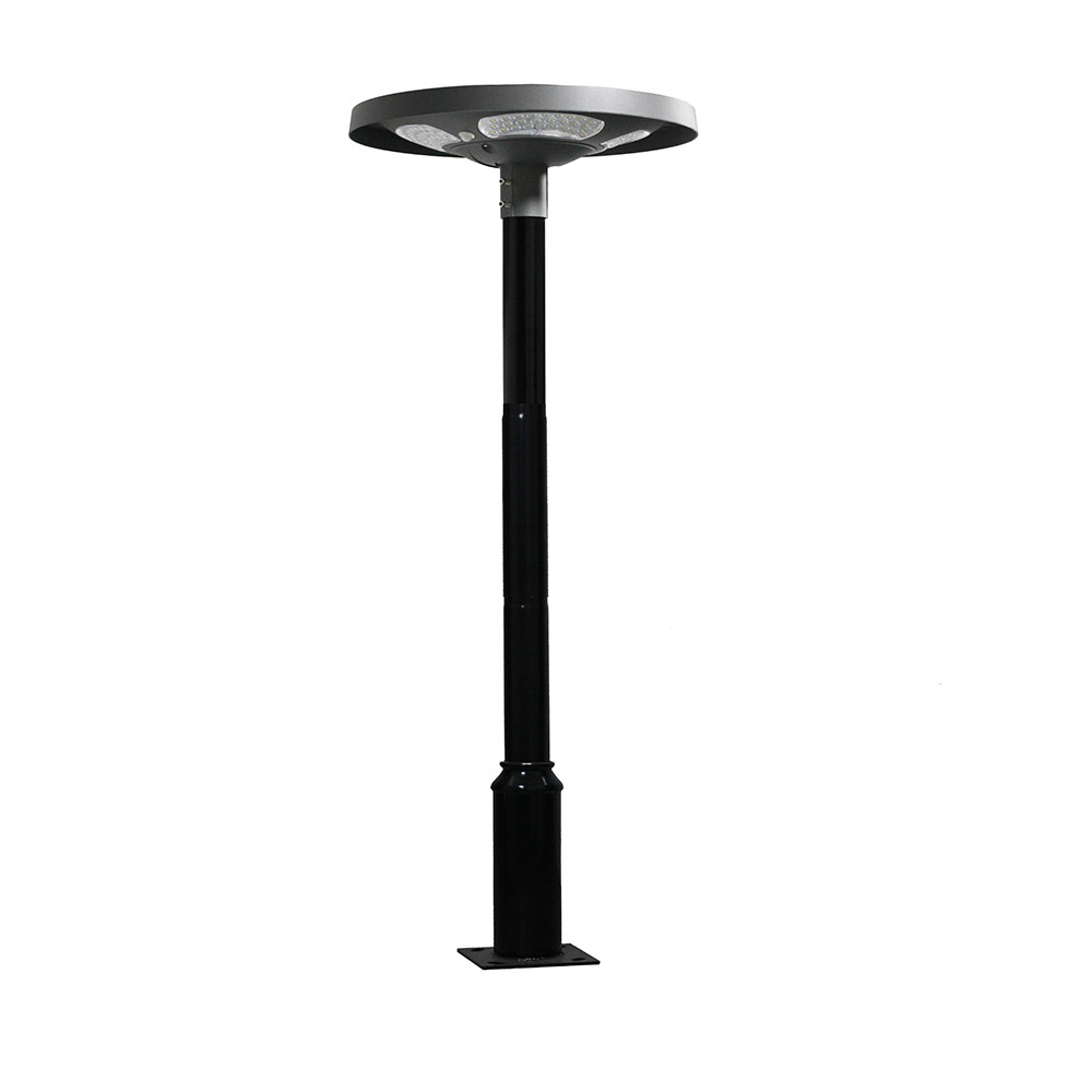 Solar Garden Light - 防水IP65 UFOソーラーLEDガーデン街路灯30W屋外駐車場ポールランプ（光センサーと10000mAhバッテリー付き）