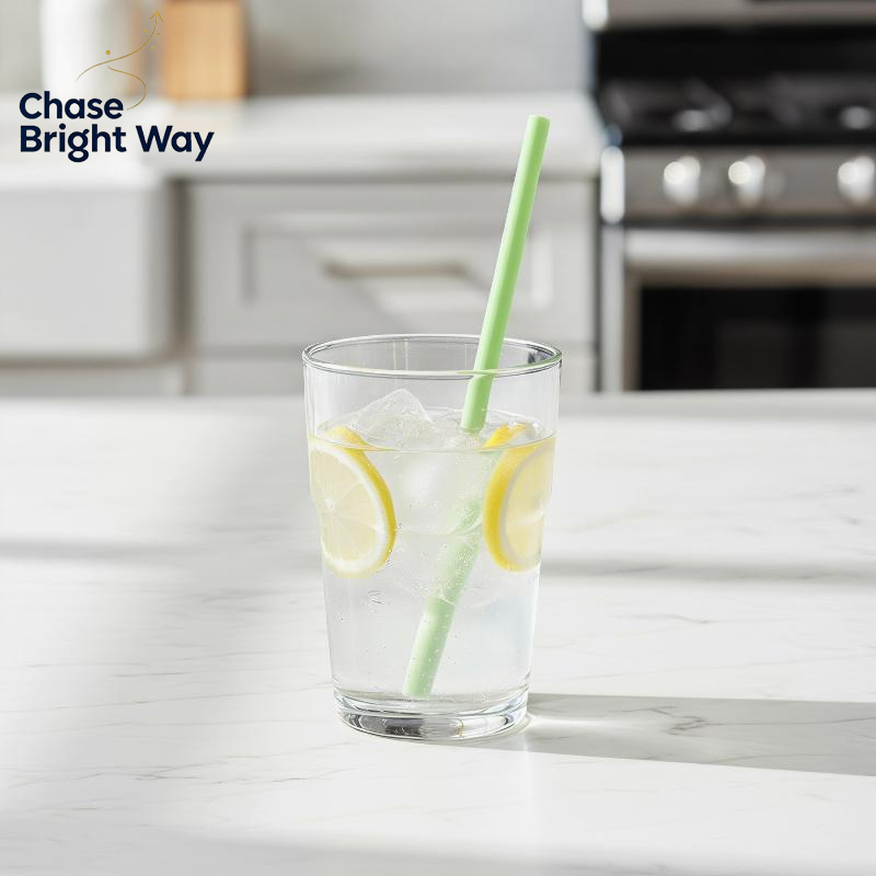 シリコン製、繰り返し使えるストロー。取り外し可能で、柔らかい - Reusable Straw のレビューと価格