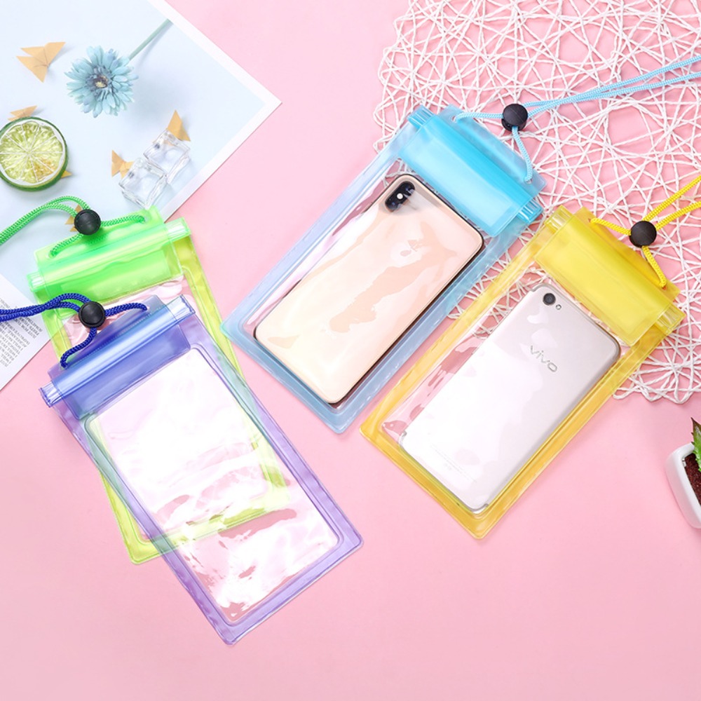 水泳やダイビング用の防水電話バッグ |   クリアタッチスク - Reusable Bag のレビューと価格