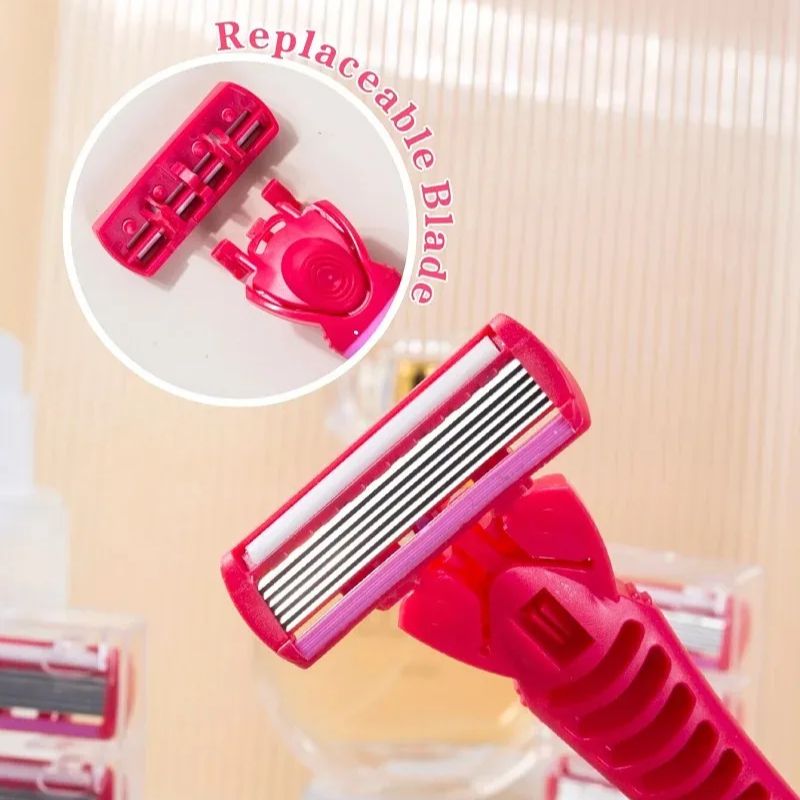 1 ハンドル + 18 枚刃/女性用手動安全かみそり 6 層 - Safety Razor Handle のレビューと価格