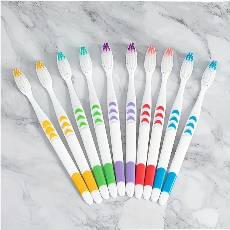 10 個竹炭超ソフトナノ歯ブラシ大人用フルヘッド口腔ケア歯ク - Bamboo Toothbrush のレビューと価格