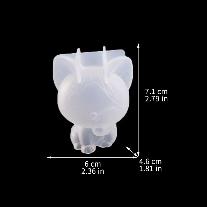 3D 幾何学的なシリコーンユニコーン猫鹿クマ型ソープキャンド - Eco Soap のレビューと価格