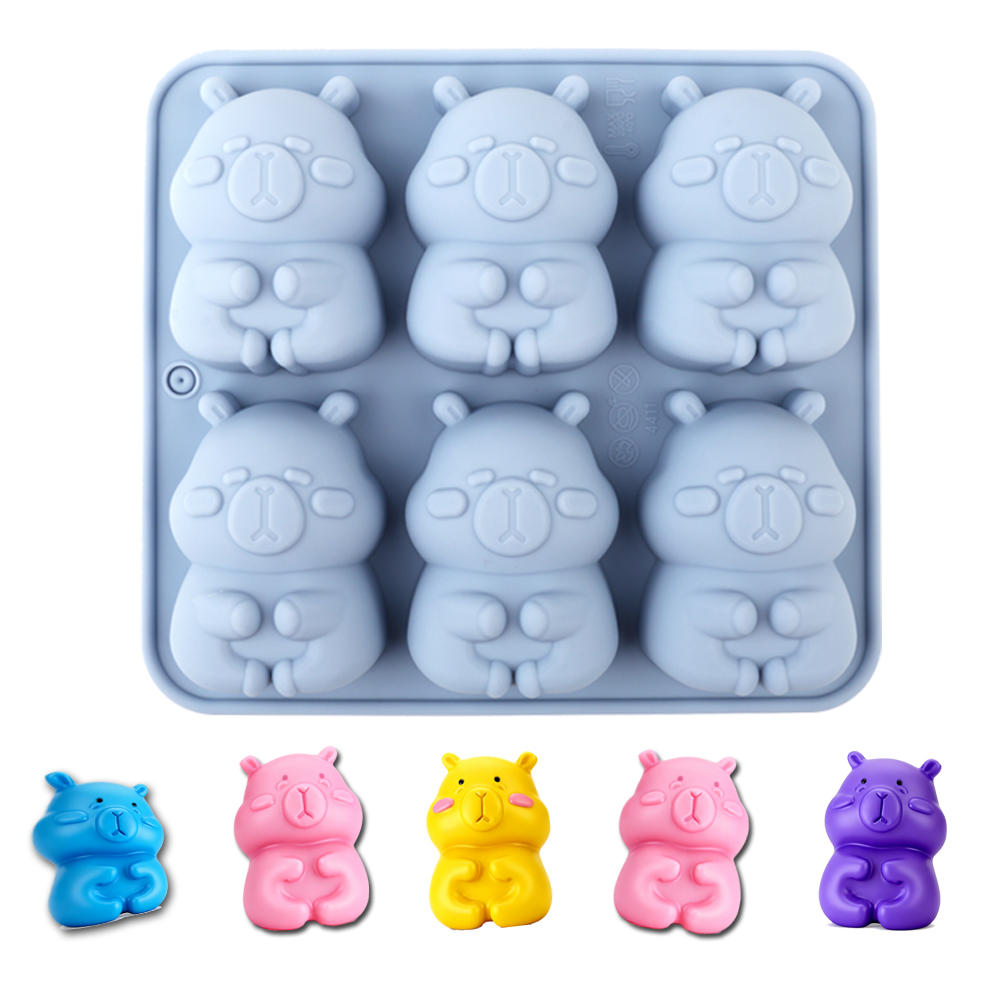 1. 可愛らしいカピバラの形をしたシリコン製ケーキ型。チョコ - Eco Soap のレビューと価格