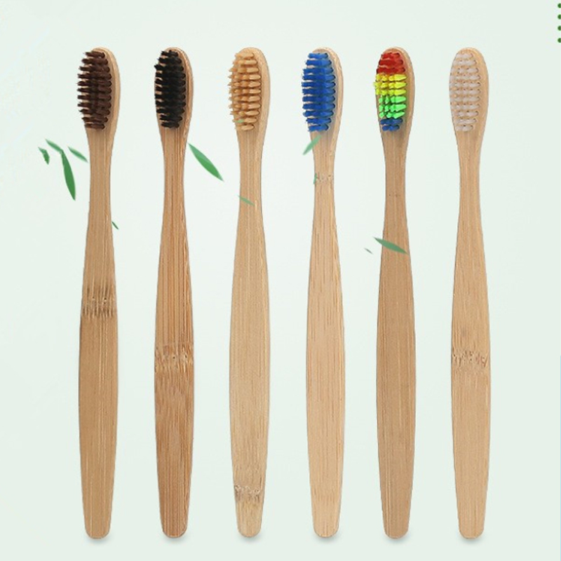 5本/10本/20本/30本入り、カラフルな竹製歯ブラシ、柔 - Bamboo Toothbrush のレビューと価格