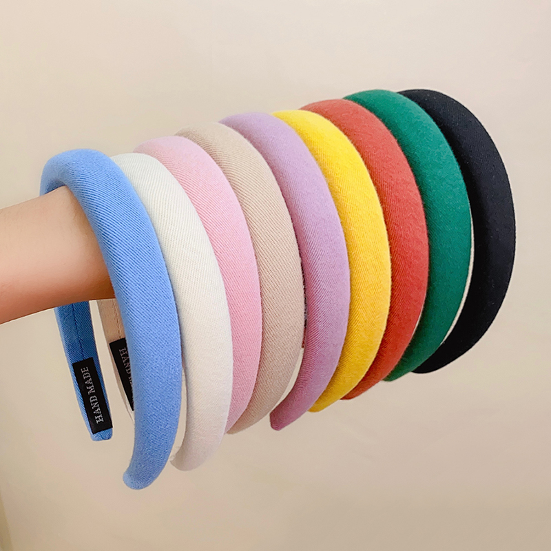 カラフルなスポンジリネンヘッドドレスシンプルベーシック洗顔ヘ - Eco Sponge のレビューと価格