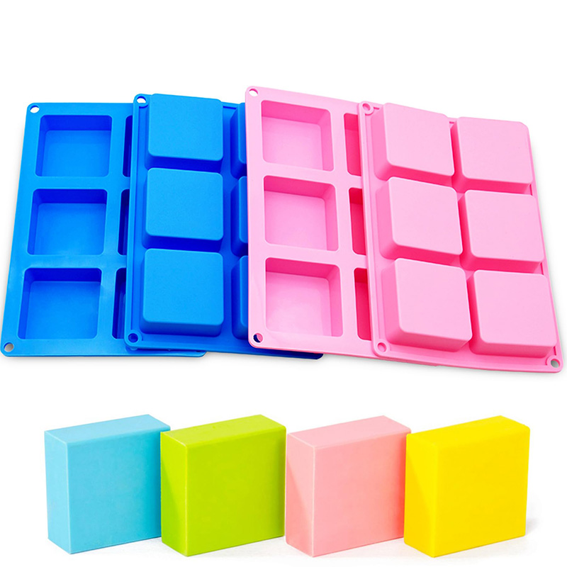 正方形のシリコン石鹸型,チョコレート,カップケーキ,コーンブ - Eco Soap のレビューと価格