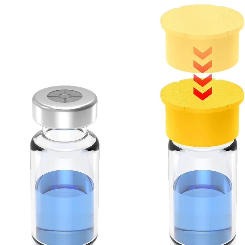 再利用可能な滑り止めガラスバイアル用シリコンキャップ、漏れ防 - Reusable Bottle のレビューと価格