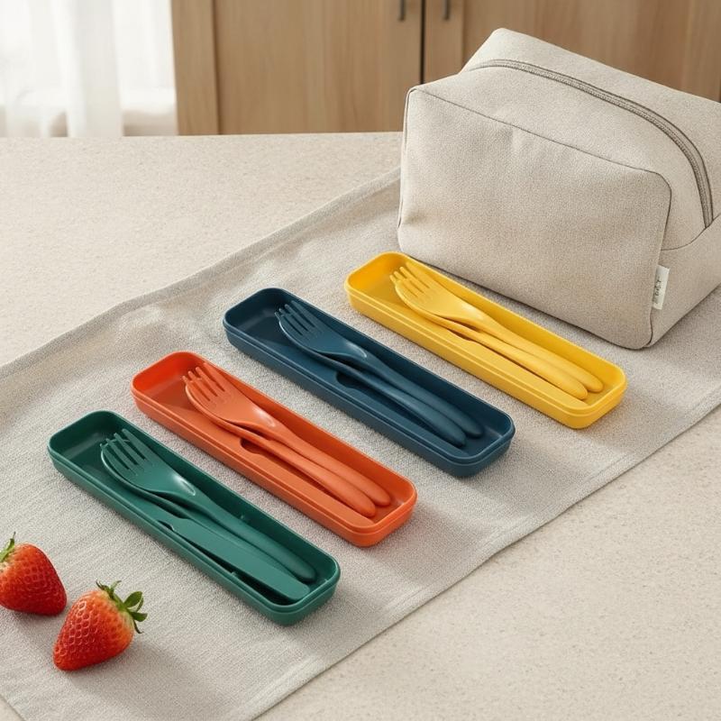 麦わら製の再利用可能なカトラリーセット 使い捨てカトラリーの - Reusable Straw のレビューと価格