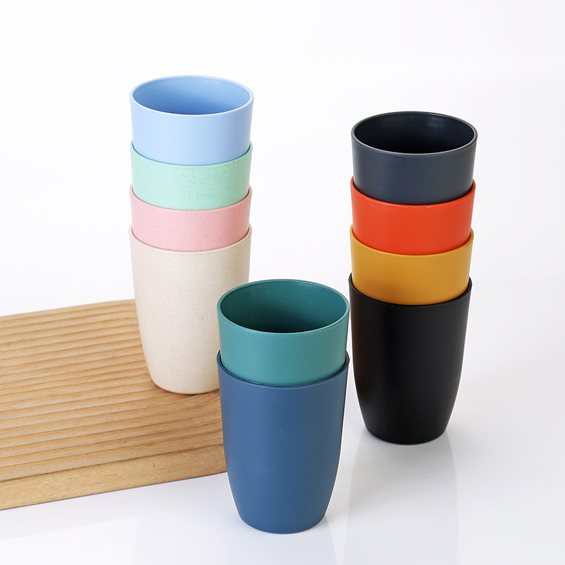 麦わらカップ 6個セット 壊れにくく積み重ね可能 食洗機対応 - Reusable Straw のレビューと価格