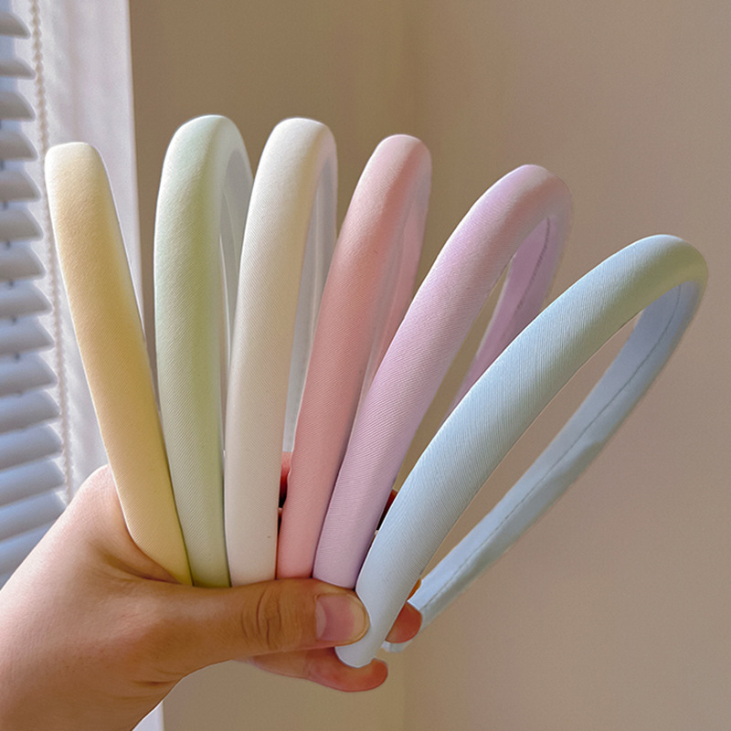 マカロンカラースポンジヘッドバンド,女性用,シンプルなヘアフ - Eco Sponge のレビューと価格