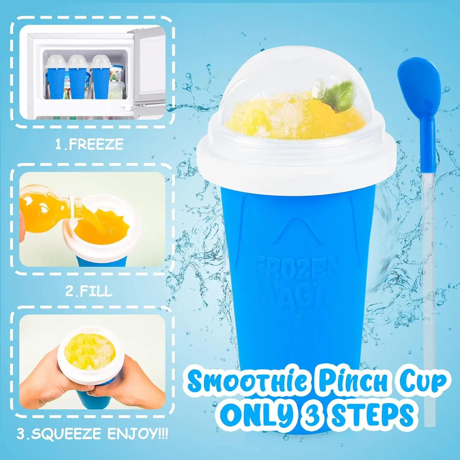 自家製スムージーカップ　急速冷凍スクイーズスラッシーカップ　 - Reusable Bottle のレビューと価格