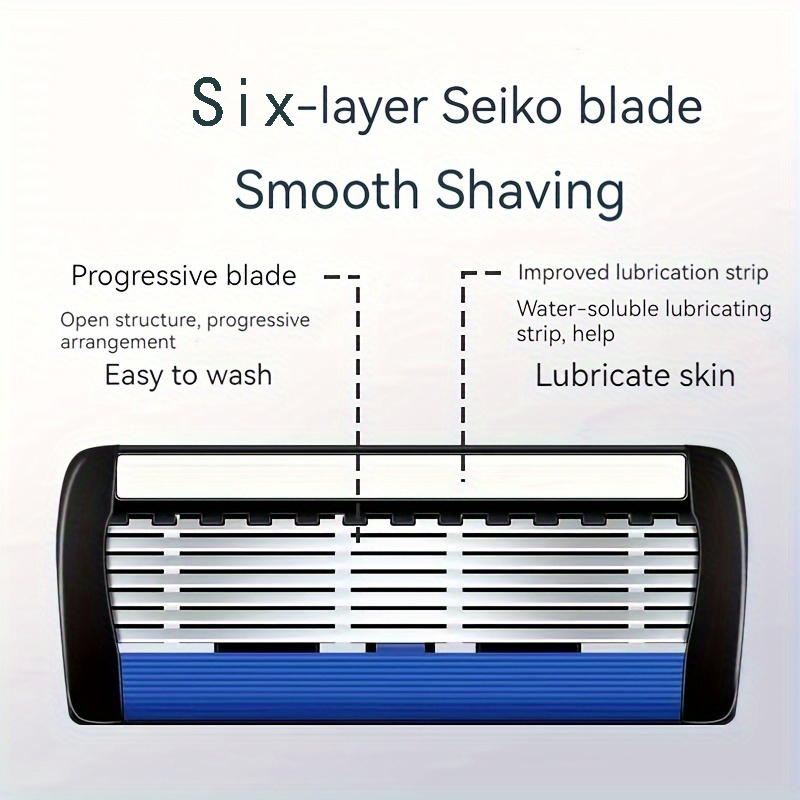 2つのハンドル、30枚の刃、6層安全シェーバーセット、ステン - Safety Razor Handle のレビューと価格