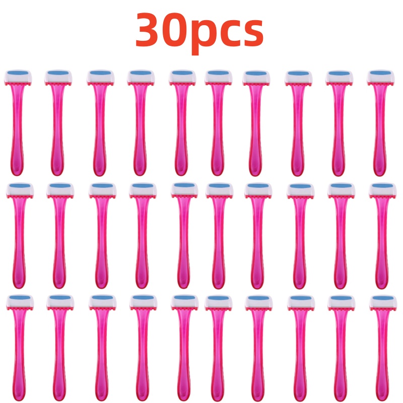 -5-30個入り使い捨て女性用カミソリ、ビキニライン用、ロー - Safety Razor Handle のレビューと価格