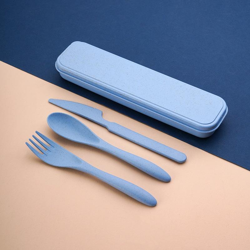 麦わら製の再利用可能なカトラリーセット（ナイフ、フォーク、ス - Reusable Straw のレビューと価格